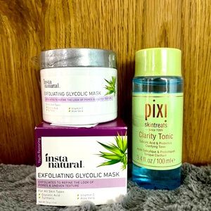 Skincare exfoliating duo